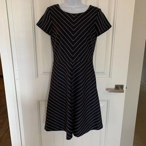 Navy Brooks Brothers A-Line Dress